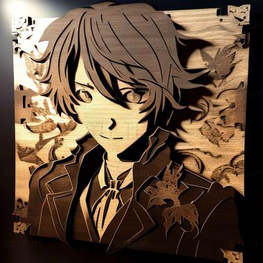 3D модель Чиаки Омигава из Bungo Stray Dogs (STL)